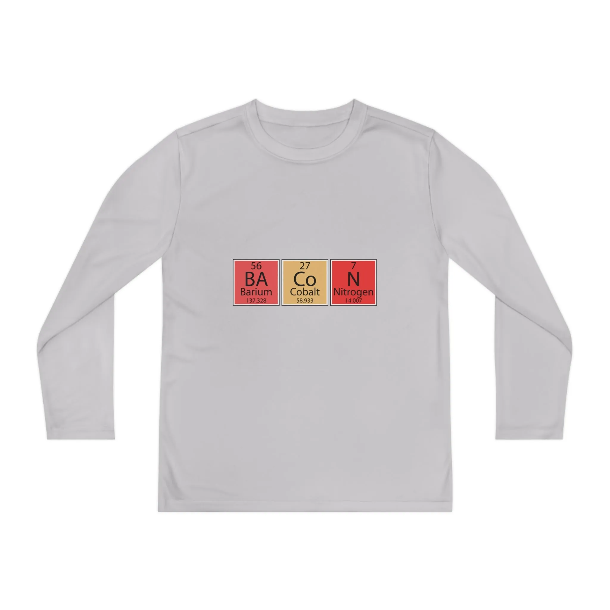 Bacon-Youth Long Sleeve Competitor Tee