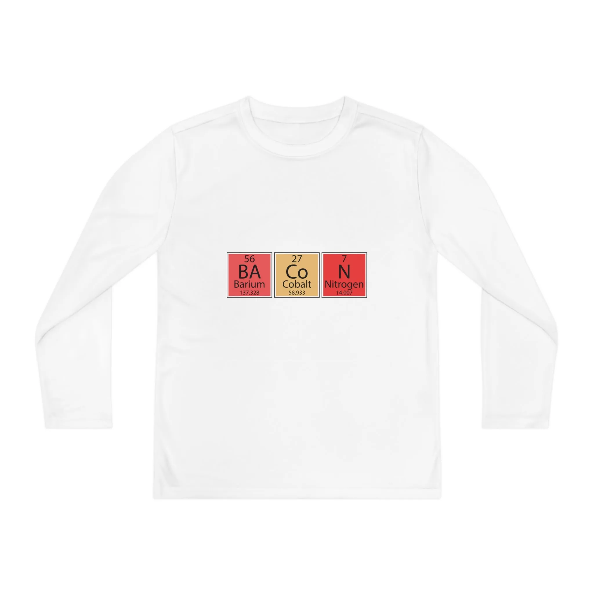 Bacon-Youth Long Sleeve Competitor Tee