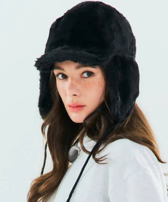 BENECIA 12 Wire Ear Warmer Cap - Black