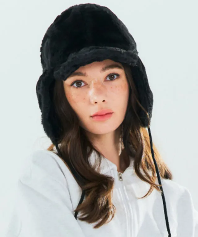 BENECIA 12 Wire Ear Warmer Cap - Black