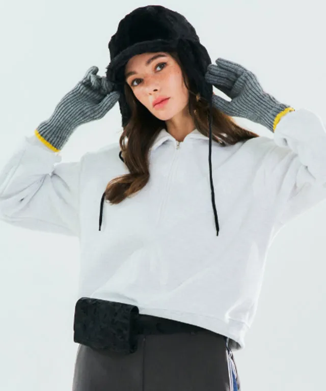 BENECIA 12 Wire Ear Warmer Cap - Black