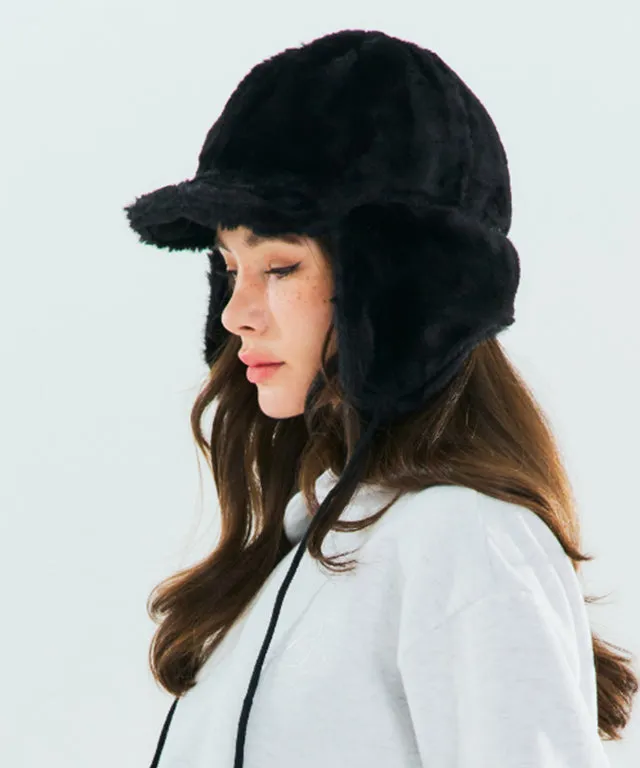 BENECIA 12 Wire Ear Warmer Cap - Black
