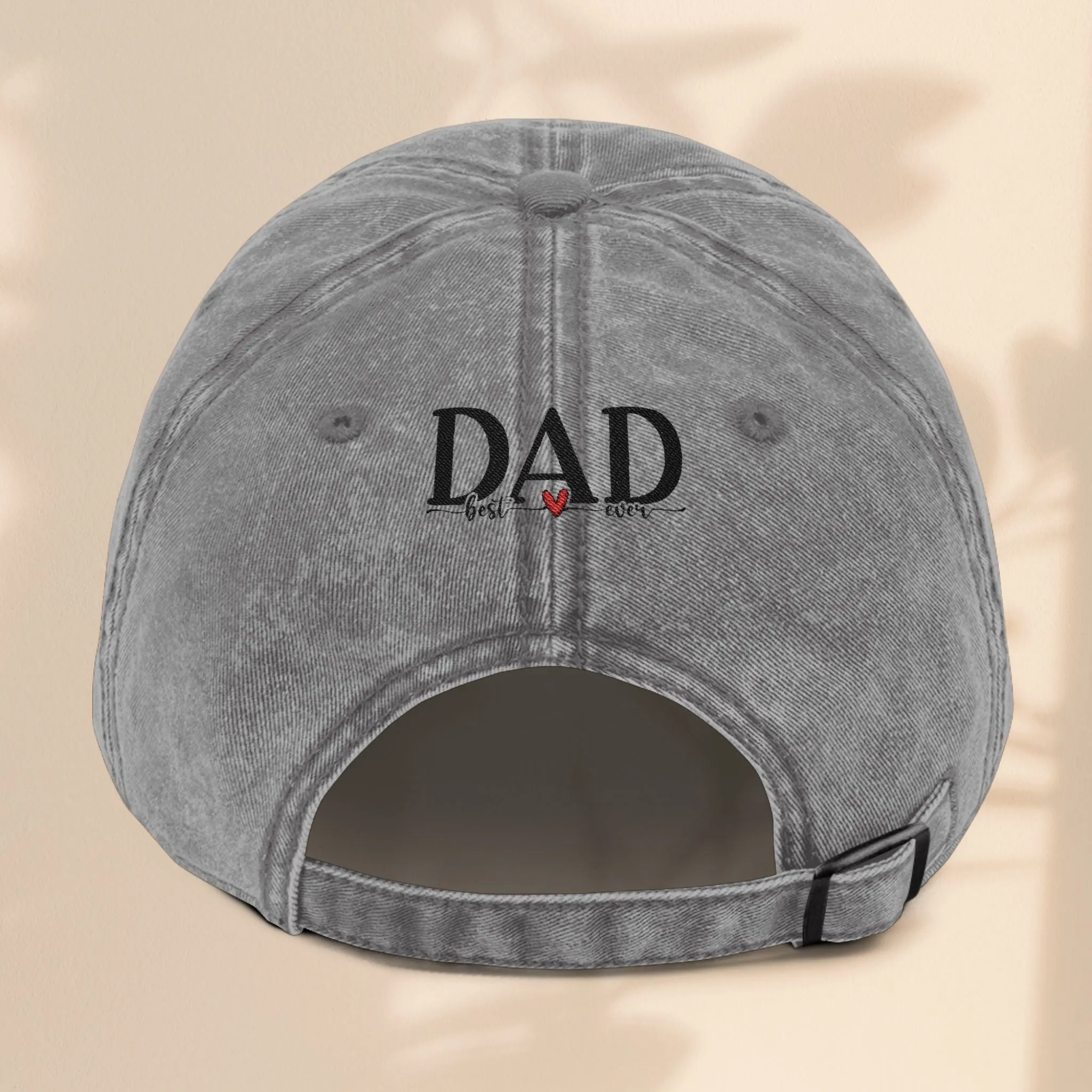 Best Dad Ever Vintage Cap (Embroidery)