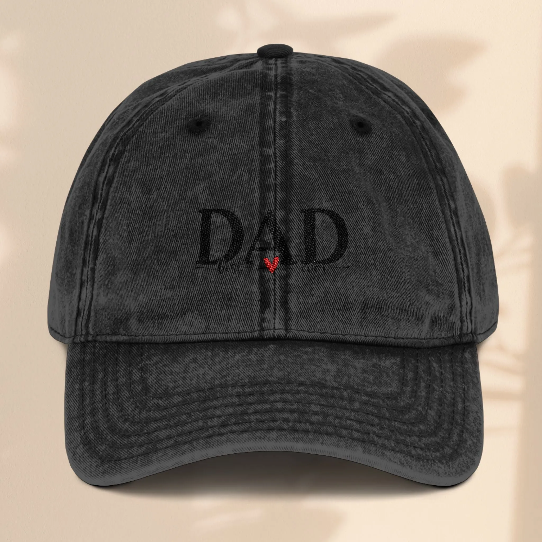 Best Dad Ever Vintage Cap (Embroidery)
