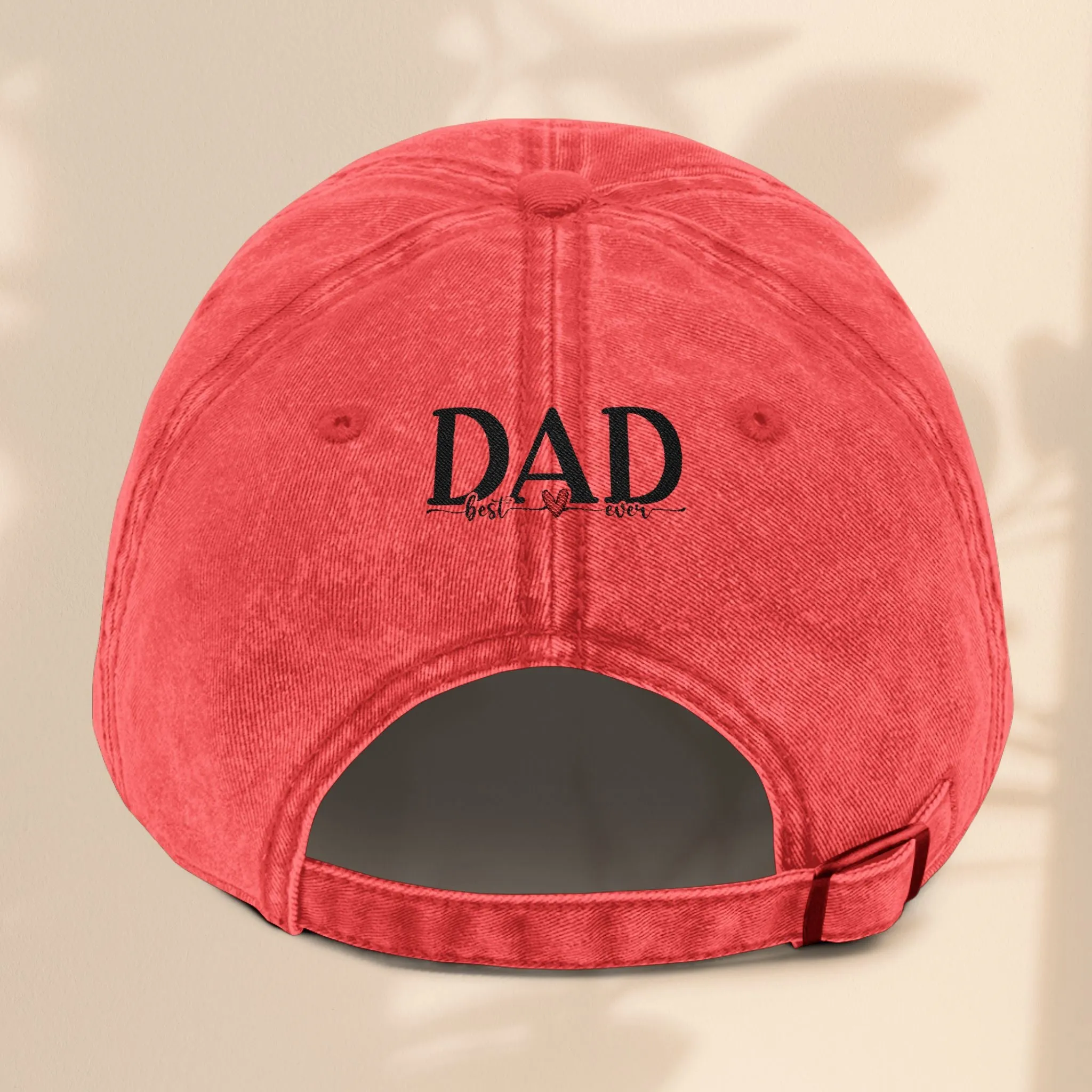 Best Dad Ever Vintage Cap (Embroidery)