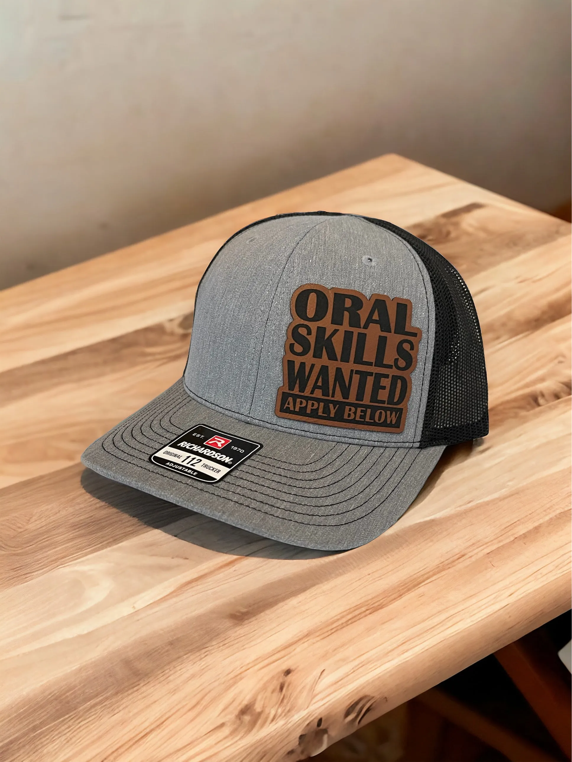 Best-Selling Richardson 112 Snapback – Custom Engraved Leatherette Hat Patch
