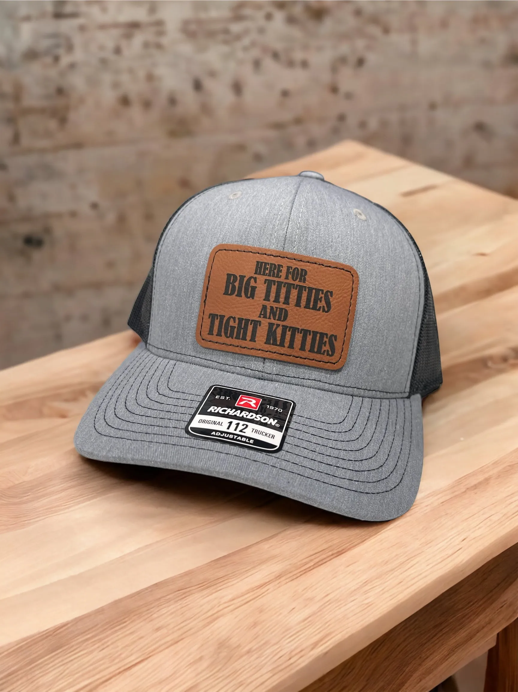 Best-Selling Richardson 112 Snapback – Custom Engraved Leatherette Hat Patch