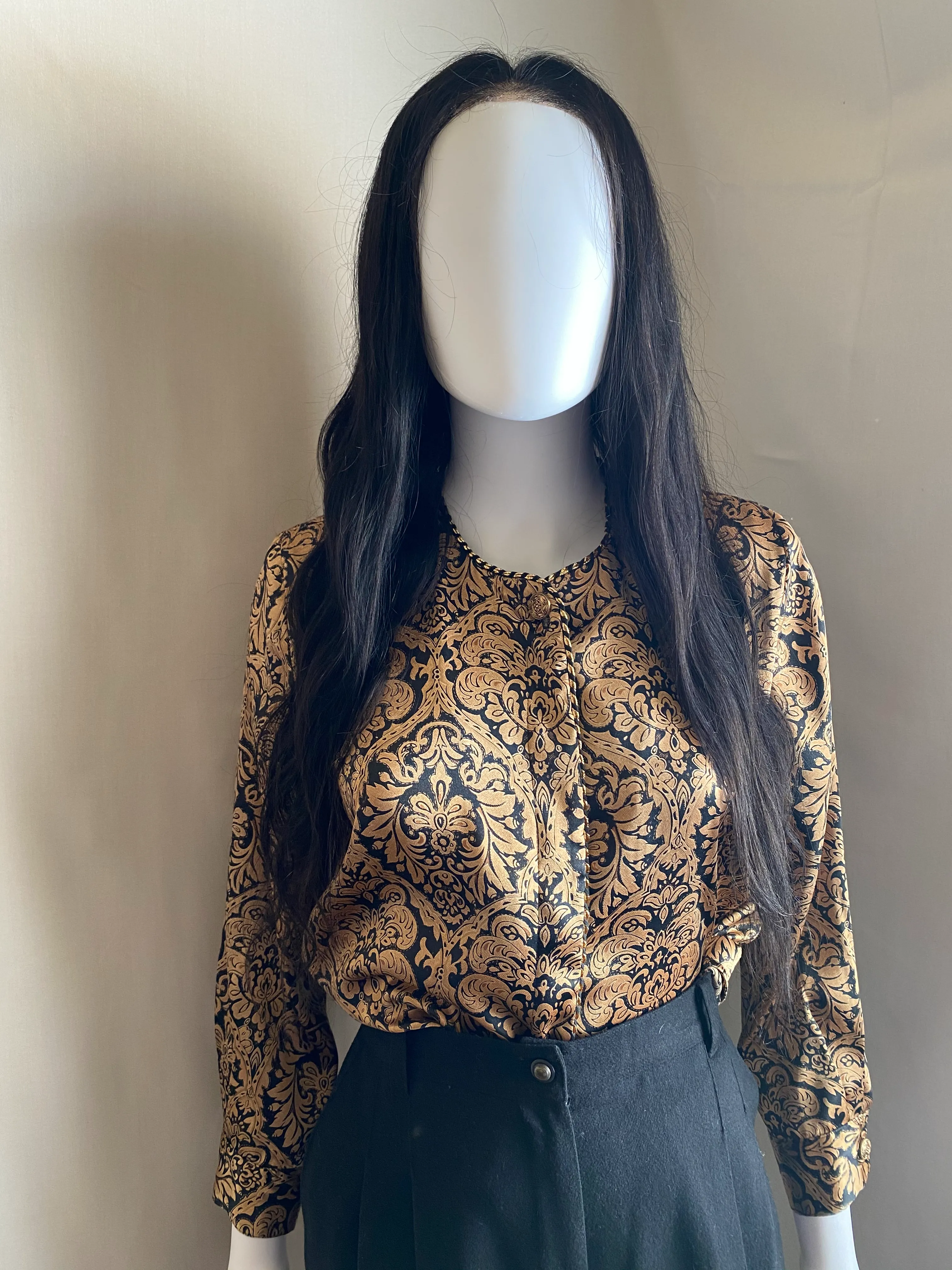 Black and Gold Top