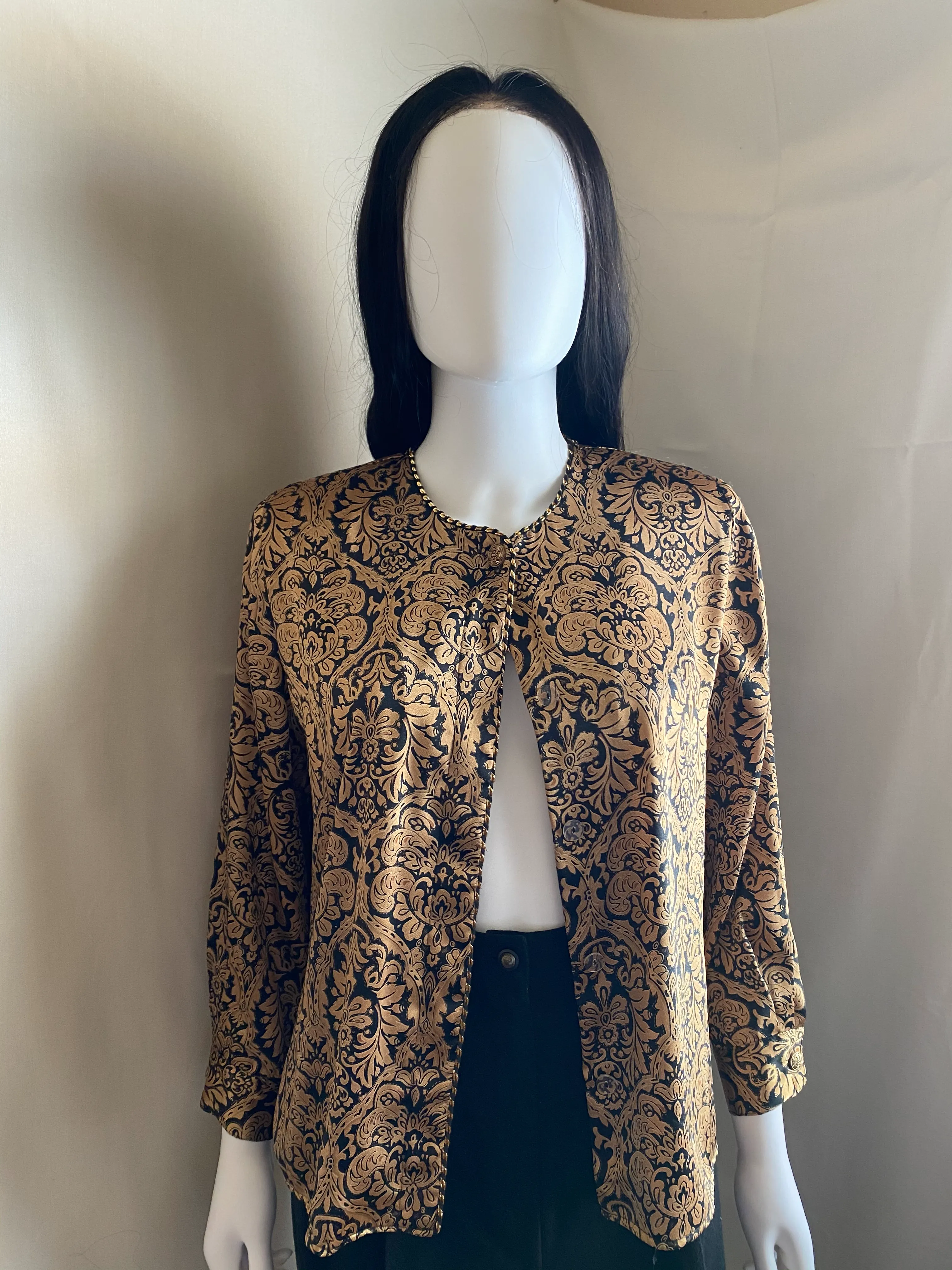 Black and Gold Top