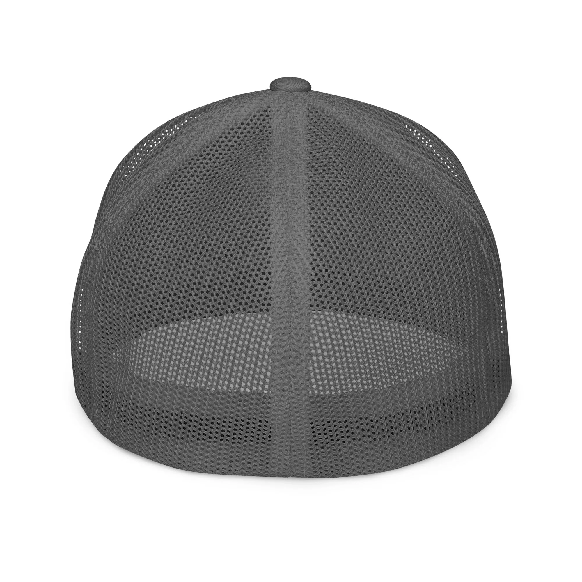 Blue & Grey Camo Closed-back trucker cap