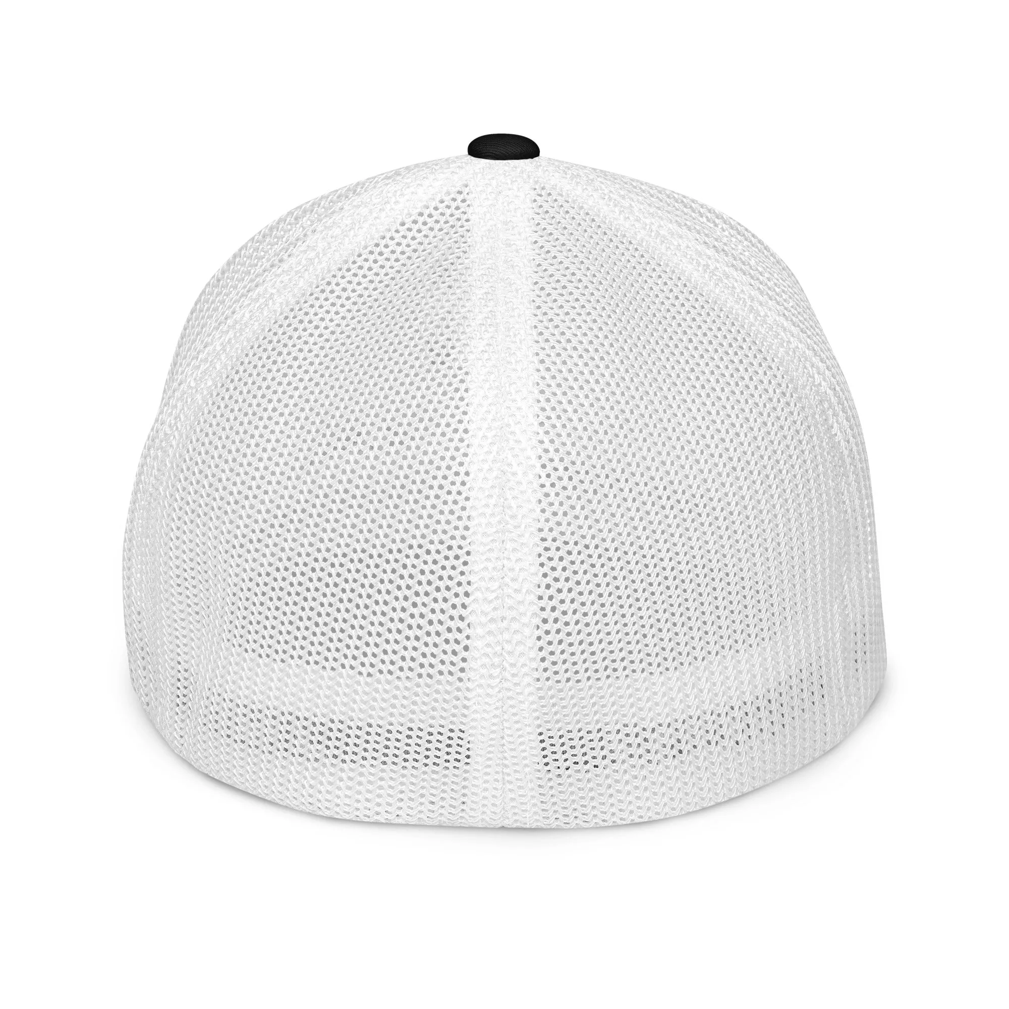 Blue & Grey Camo Closed-back trucker cap