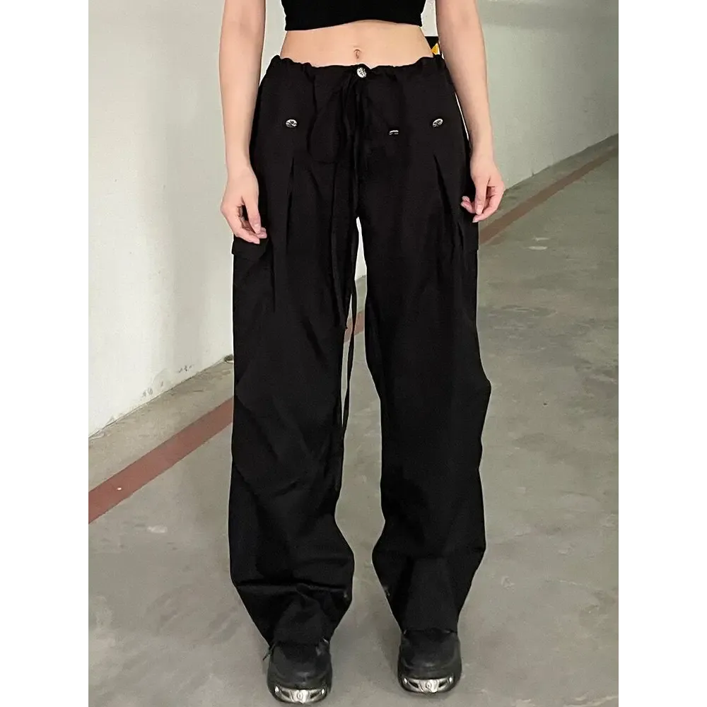 Blue Y2K Unisex and Trendy Sports Pants