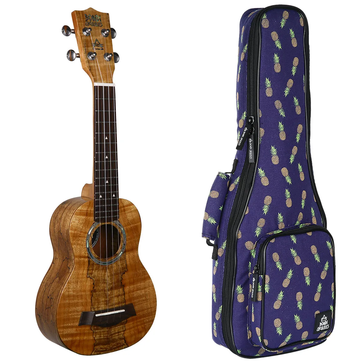 Bondi Spalted Maple Soprano Ukulele