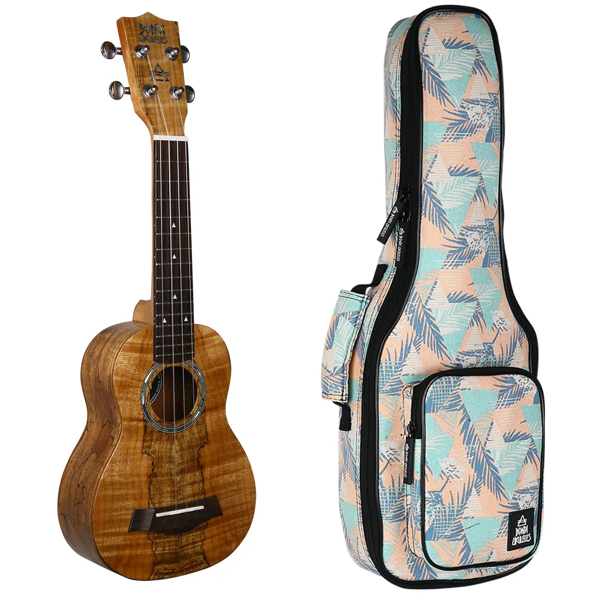 Bondi Spalted Maple Soprano Ukulele