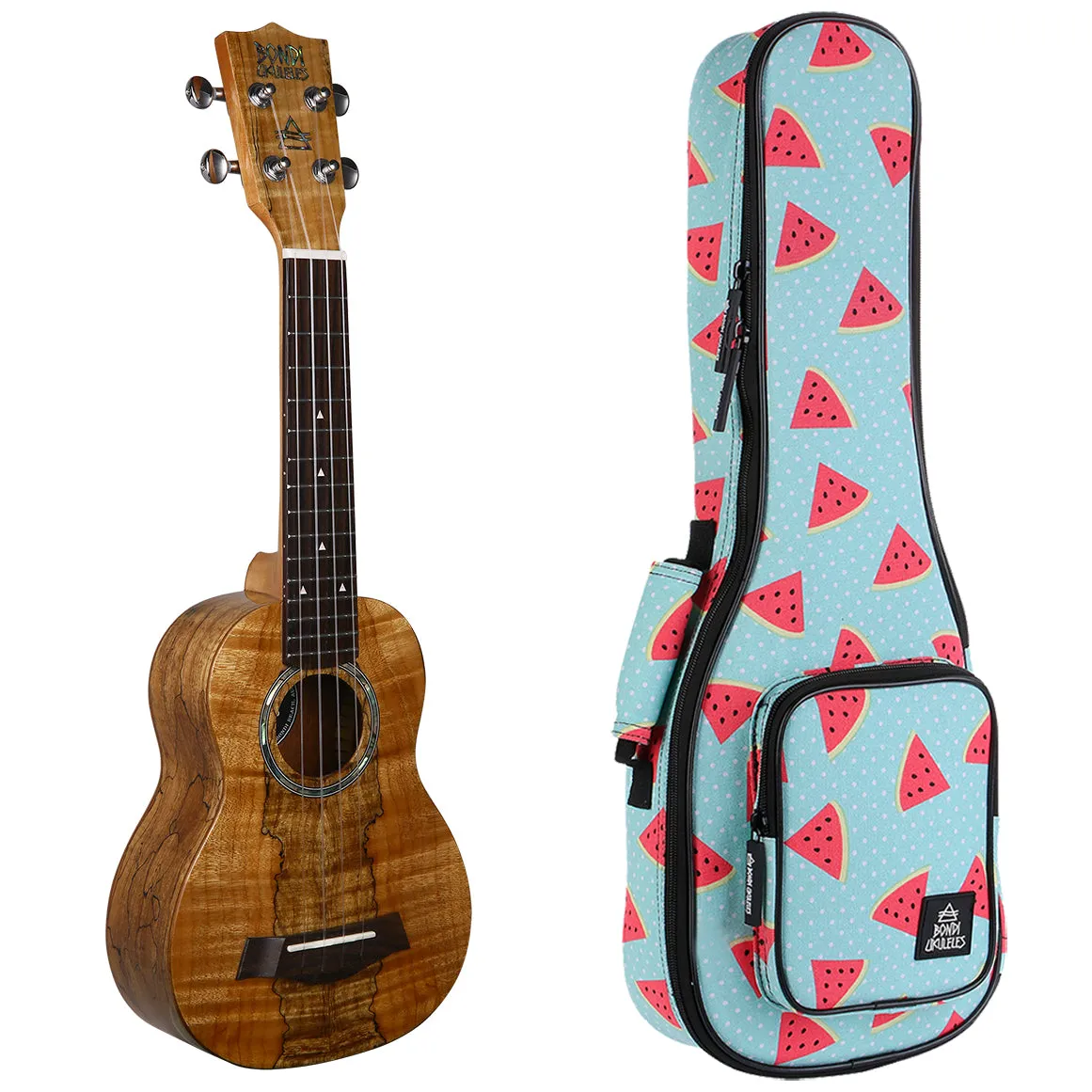 Bondi Spalted Maple Soprano Ukulele