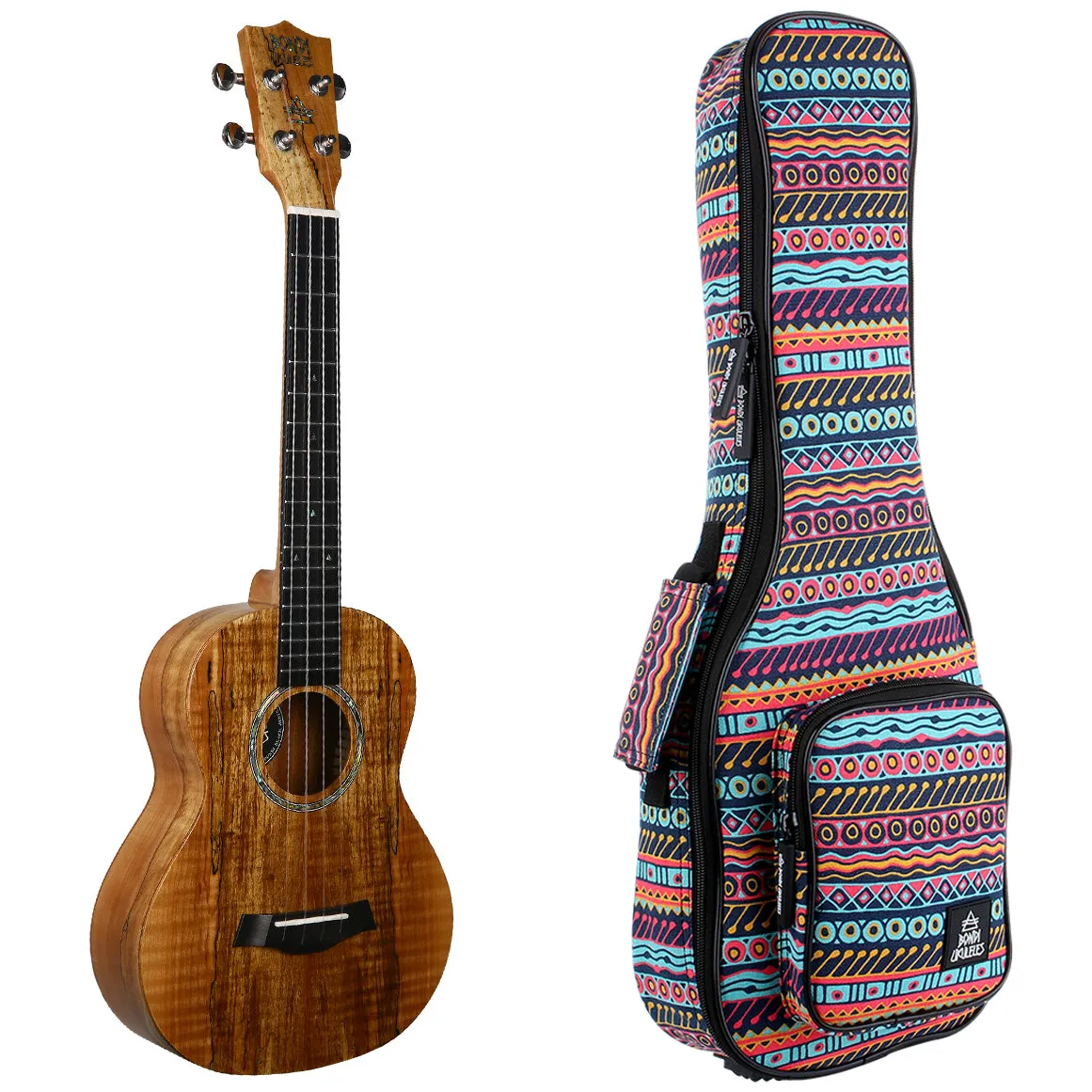 Bondi Spalted Maple Tenor Ukulele