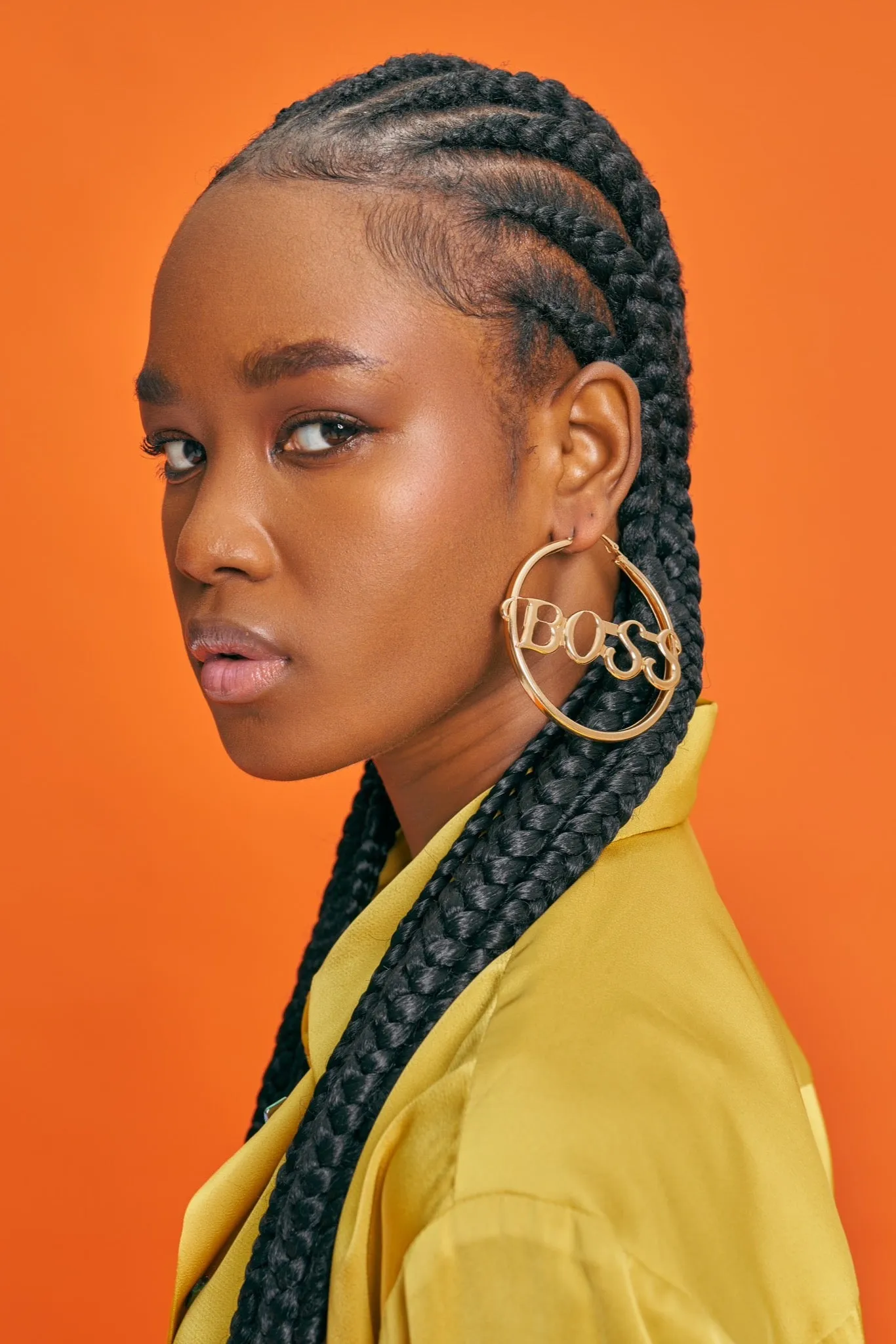 Boss Gold Hoops