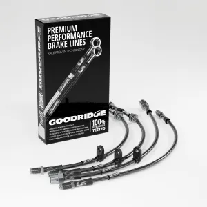 BRAKE HOSE KIT FOR VAUXHALL CORSA 'D' 1.6 VXR 155KW/211HP 06.11-03.12 WITH SPORTS PACKAGE