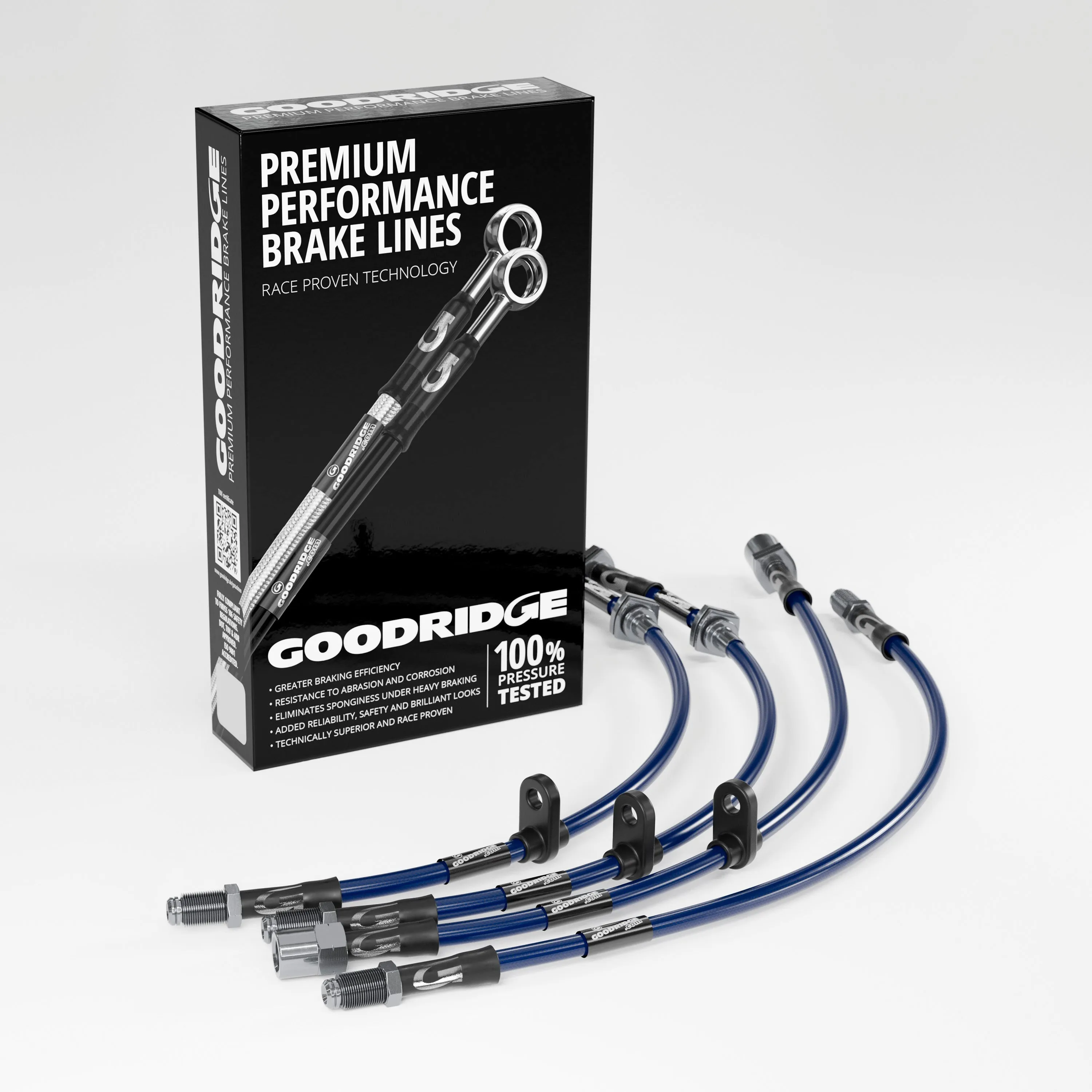 BRAKE HOSE KIT FOR VAUXHALL CORSA 'D' 1.6 VXR 155KW/211HP 06.11-03.12 WITH SPORTS PACKAGE
