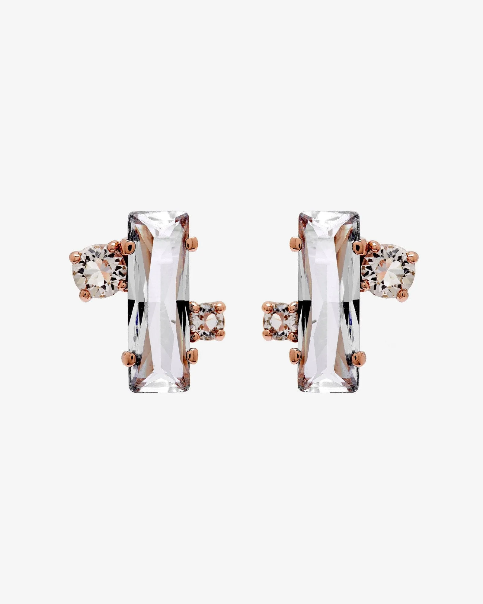Bria Crystal Baguette Earrings