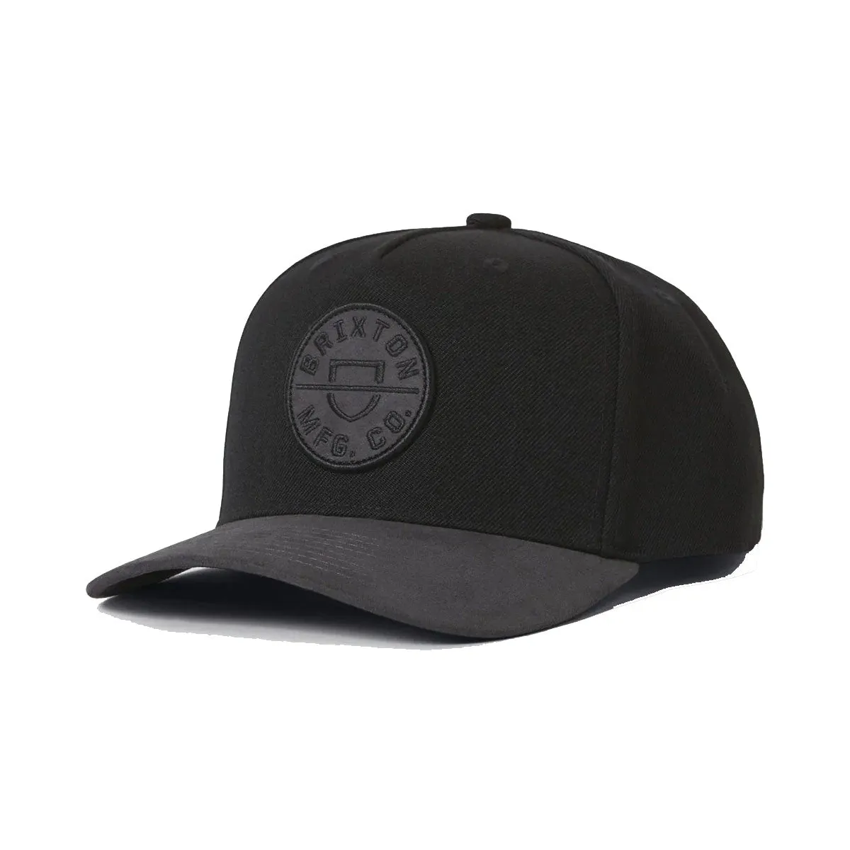 Brixton - Crest C MP Snapback Black/Black/Black