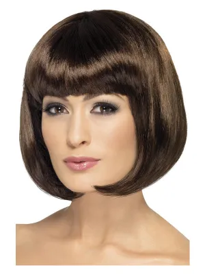 Brown Partyrama Wig, 12 inch
