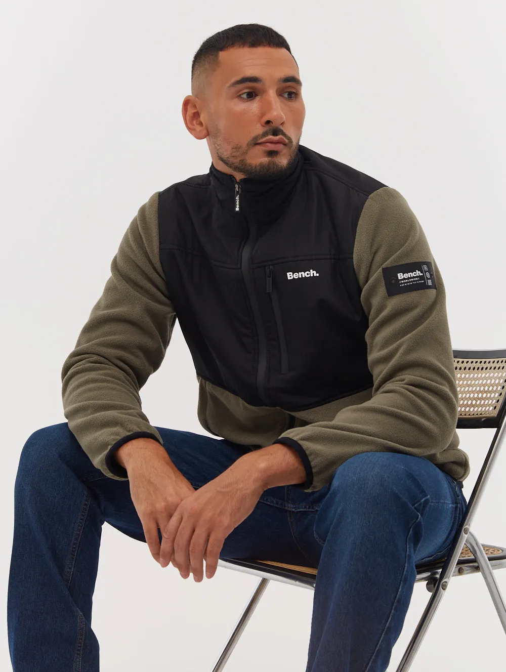 Burlow Yoked Zip-Up Sherpa