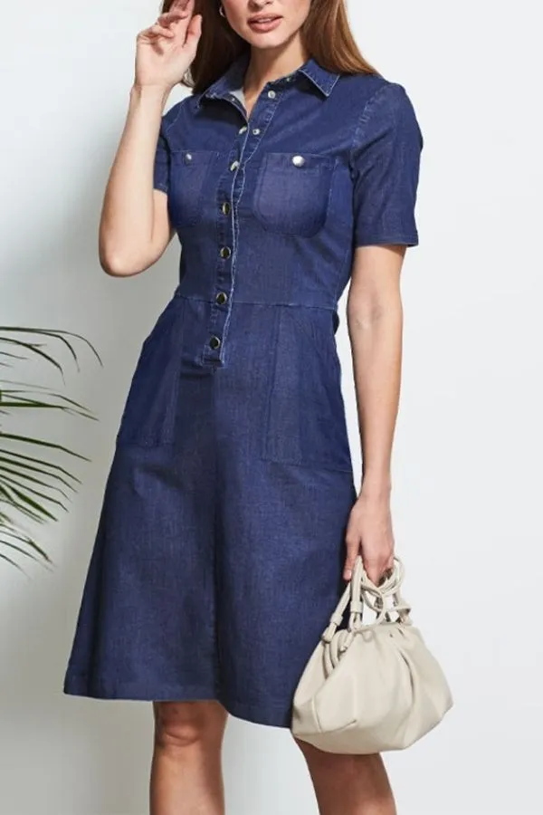 Button Breasted Midi Dress