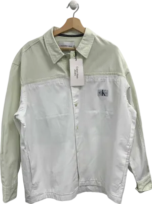 Calvin Klein Icicle/Bright White Jacket UK L