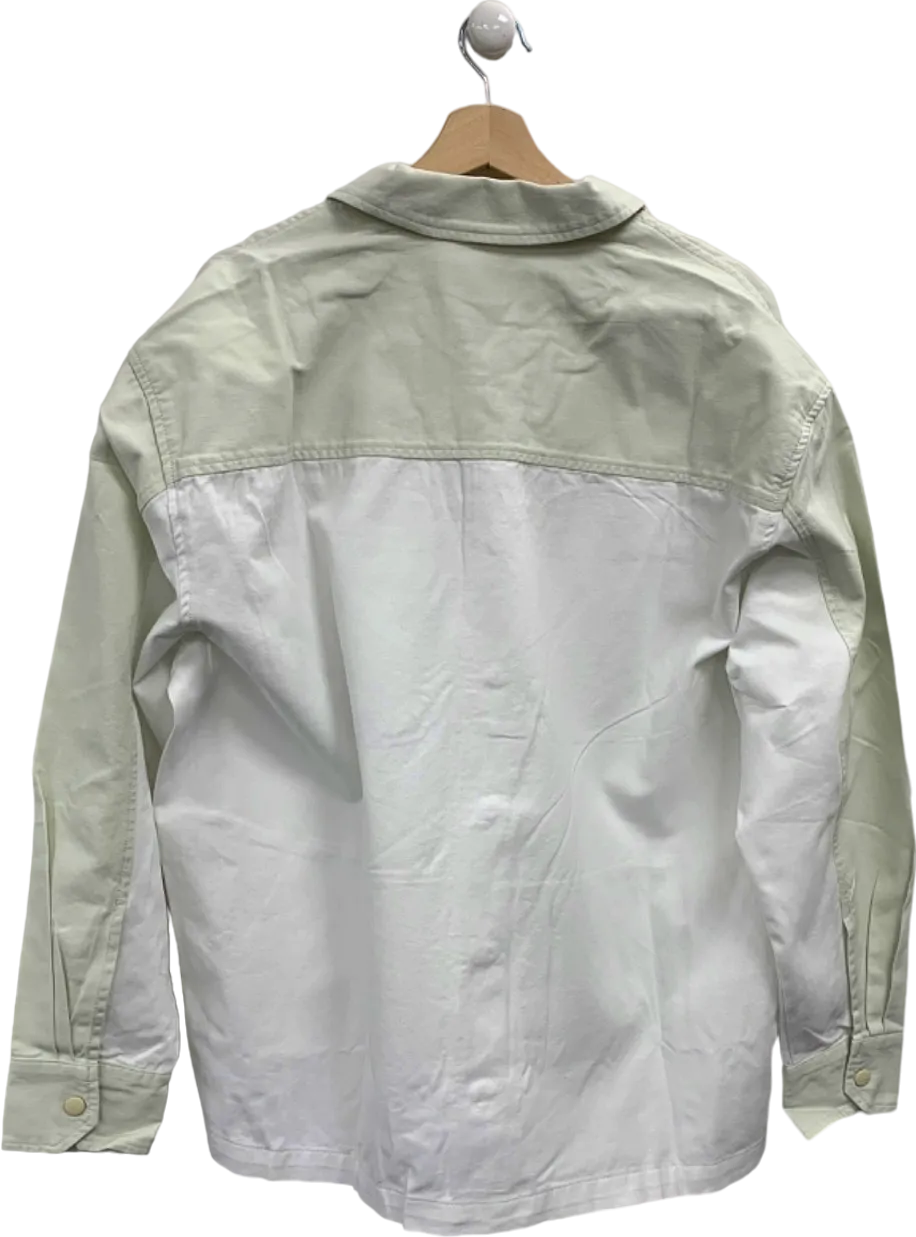 Calvin Klein Jeans Icicle/Bright White Relaxed Fit Denim Shirt UK M