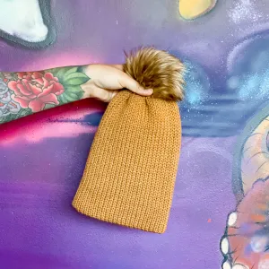 Camel Fluff Beanie