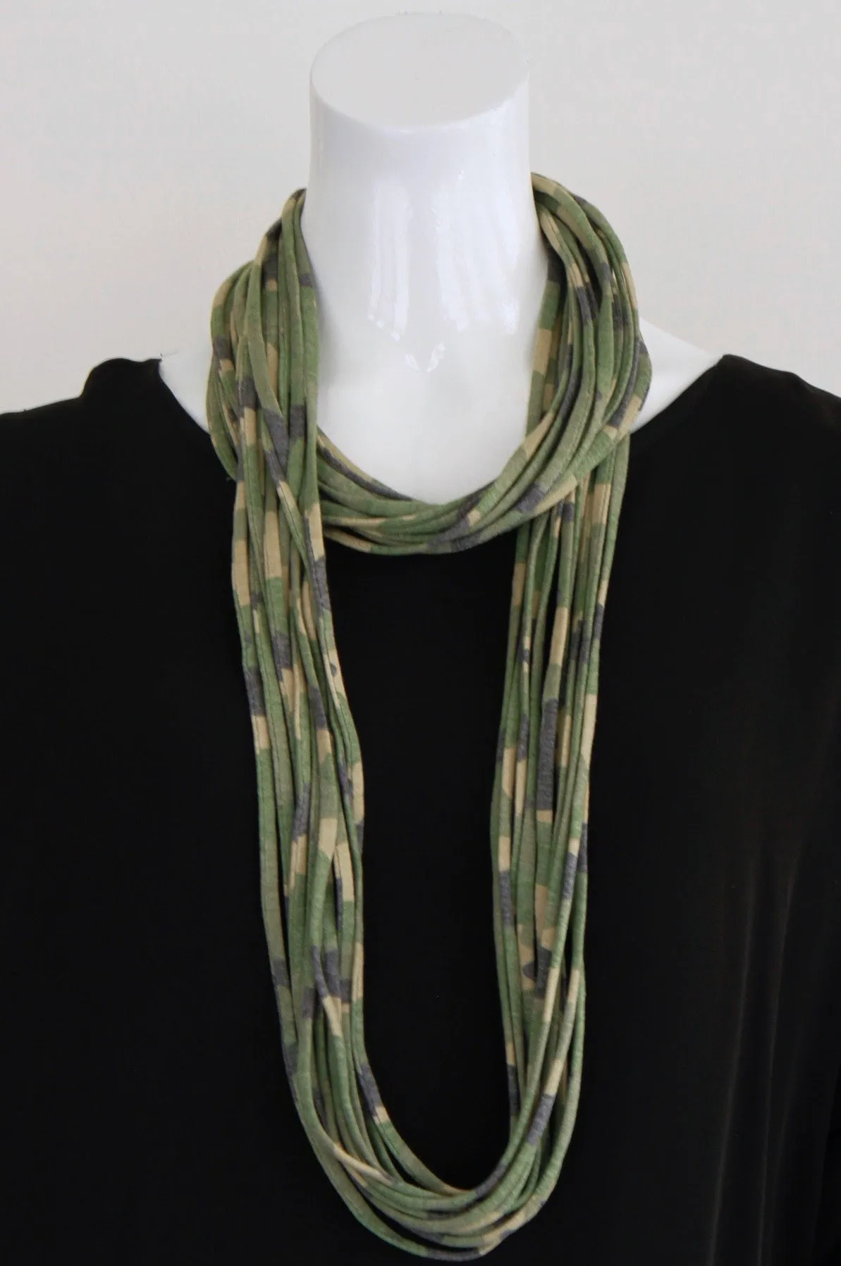 Camo Print Infinity Scarf 'Deep Cover'
