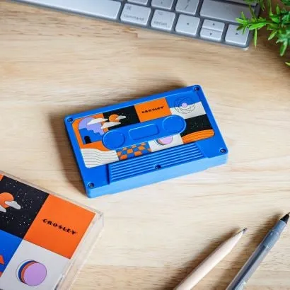 Cassette Bluetooth Speaker - Surreal Cobalt