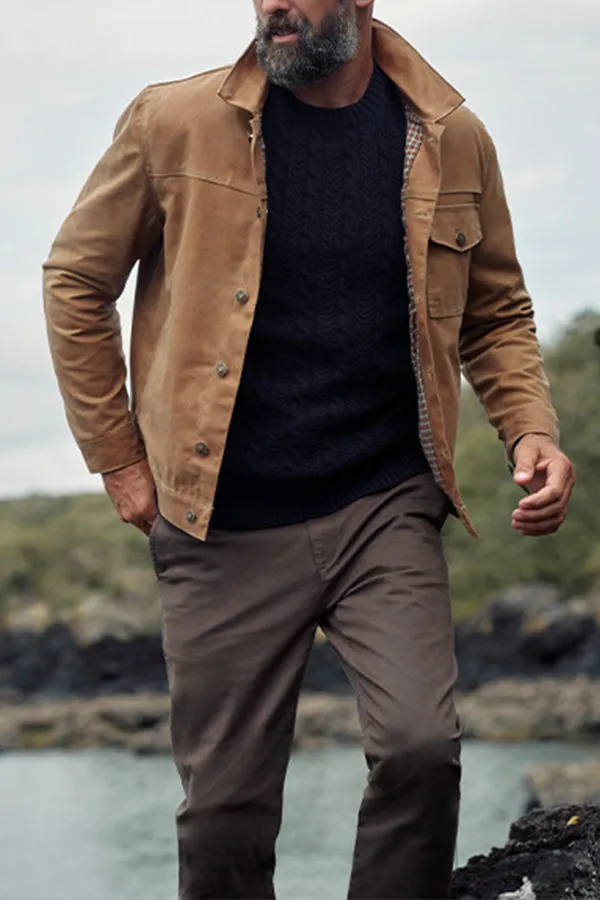 casual british style jacket