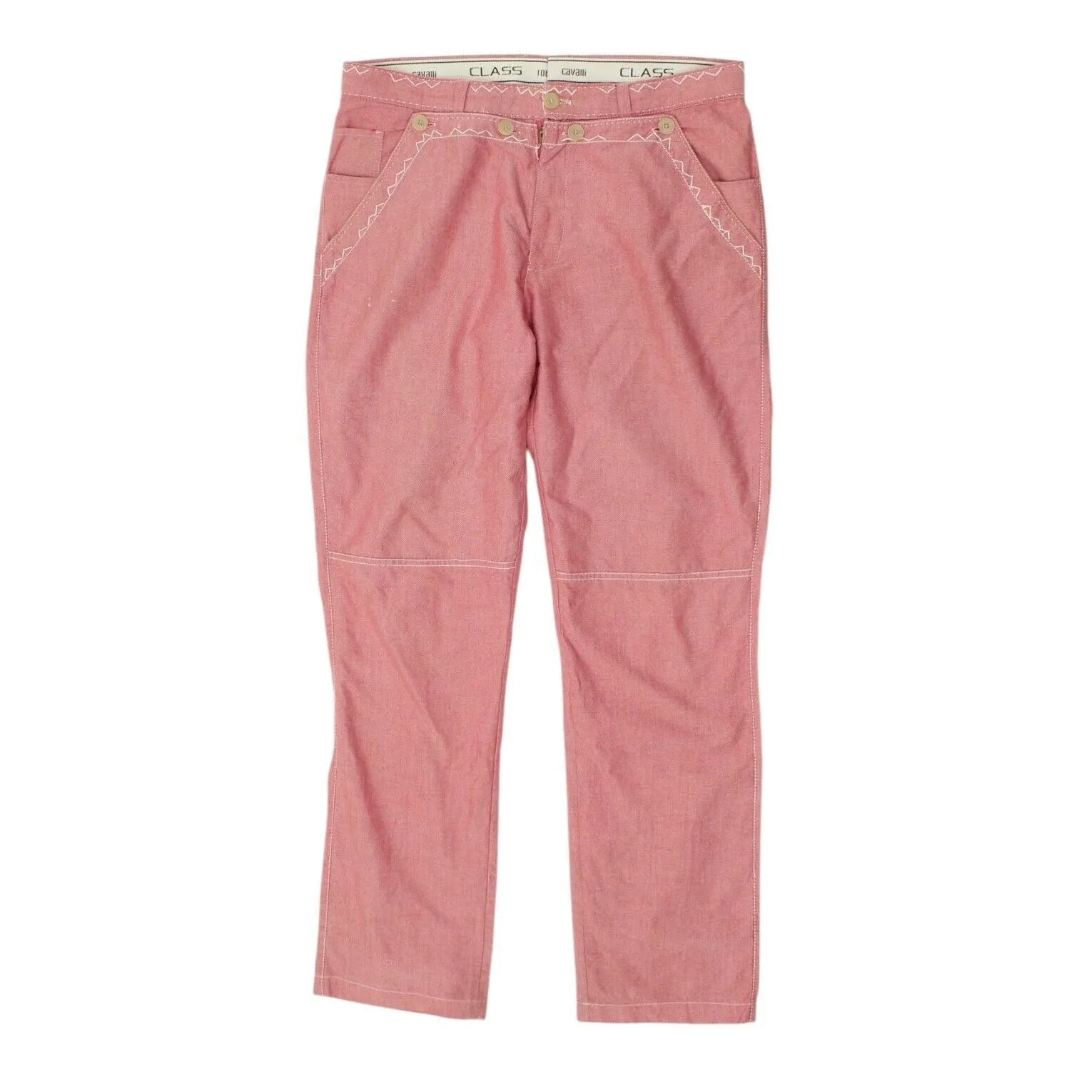 Cavalli Womens Pink Jeans | Vintage High End Designer Trousers VTG