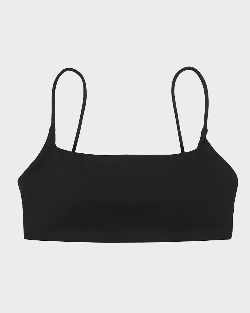 Chic Thin-Strap Sports Bra for Ultimate Comfort