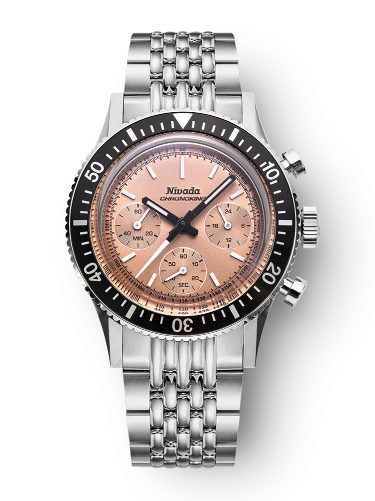 Chronoking Mecaquartz Salmon