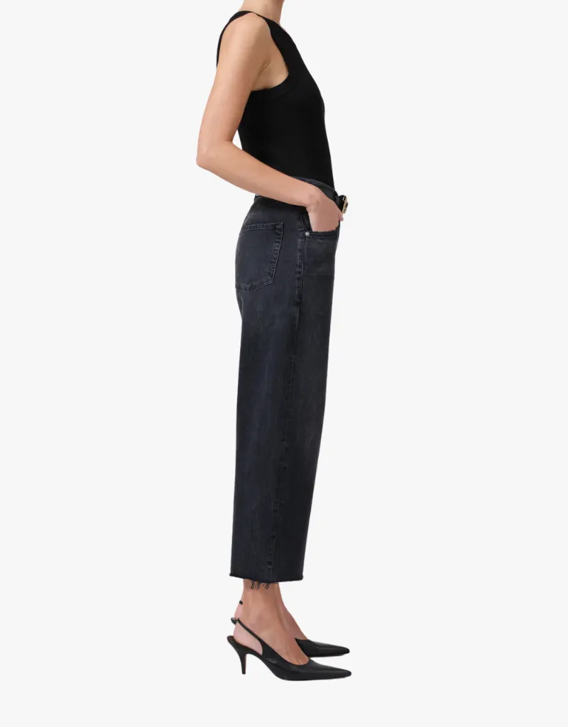 Citizens of Humanity Ayla Raw Hem Cropped Jeans in Bronson