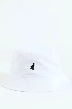 Classic Twill Bucket Hat - White