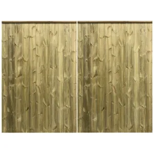 Clovelly Mortise & Tenon T&G Entrance Gate (Pair)