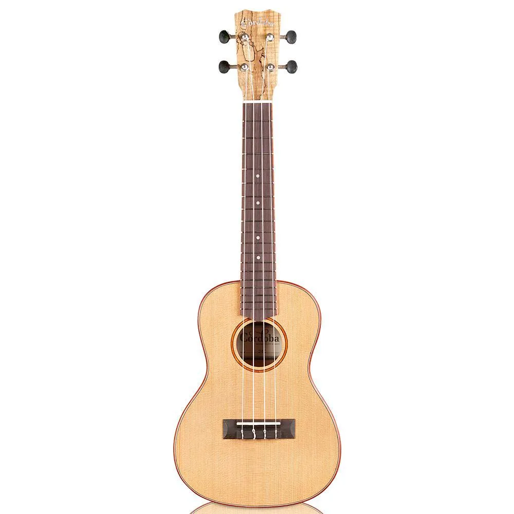 Cordoba 24C Spruce & Spalted Maple Concert Ukulele
