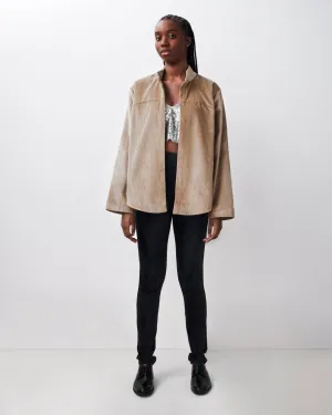 Corduroy Yolk Shirt Beige