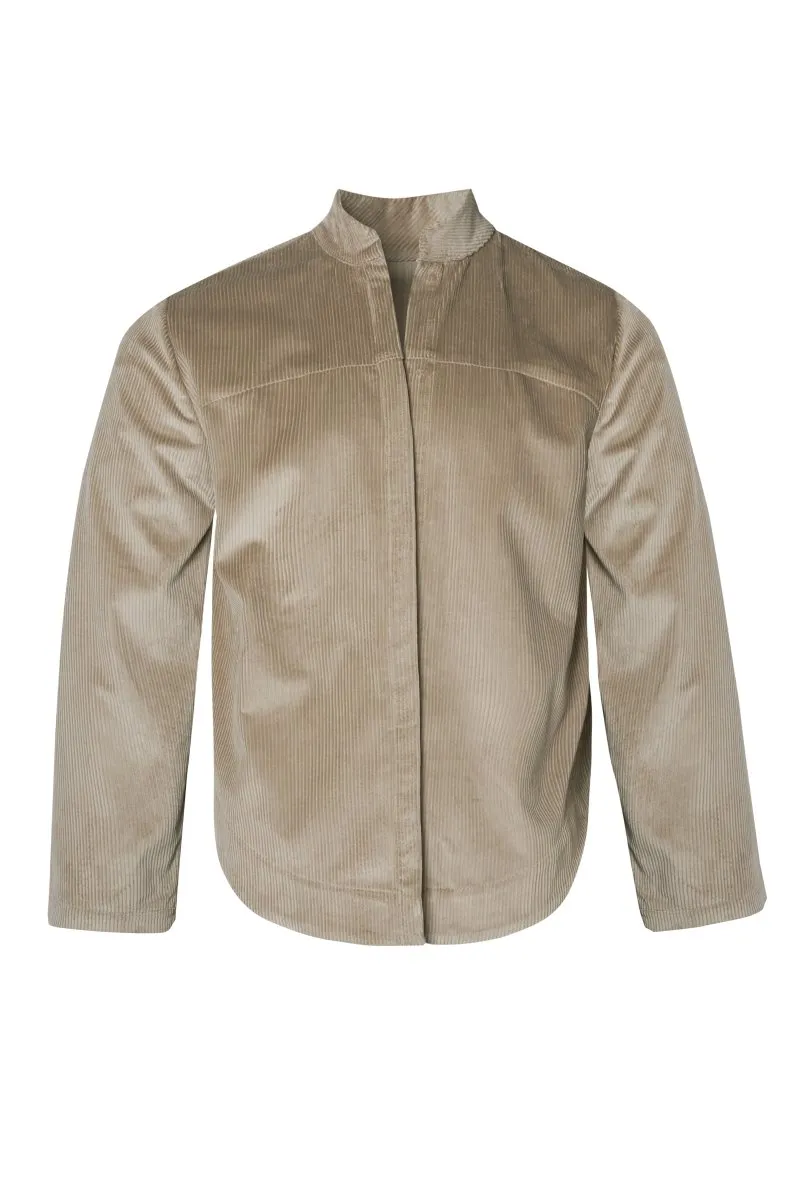 Corduroy Yolk Shirt Beige