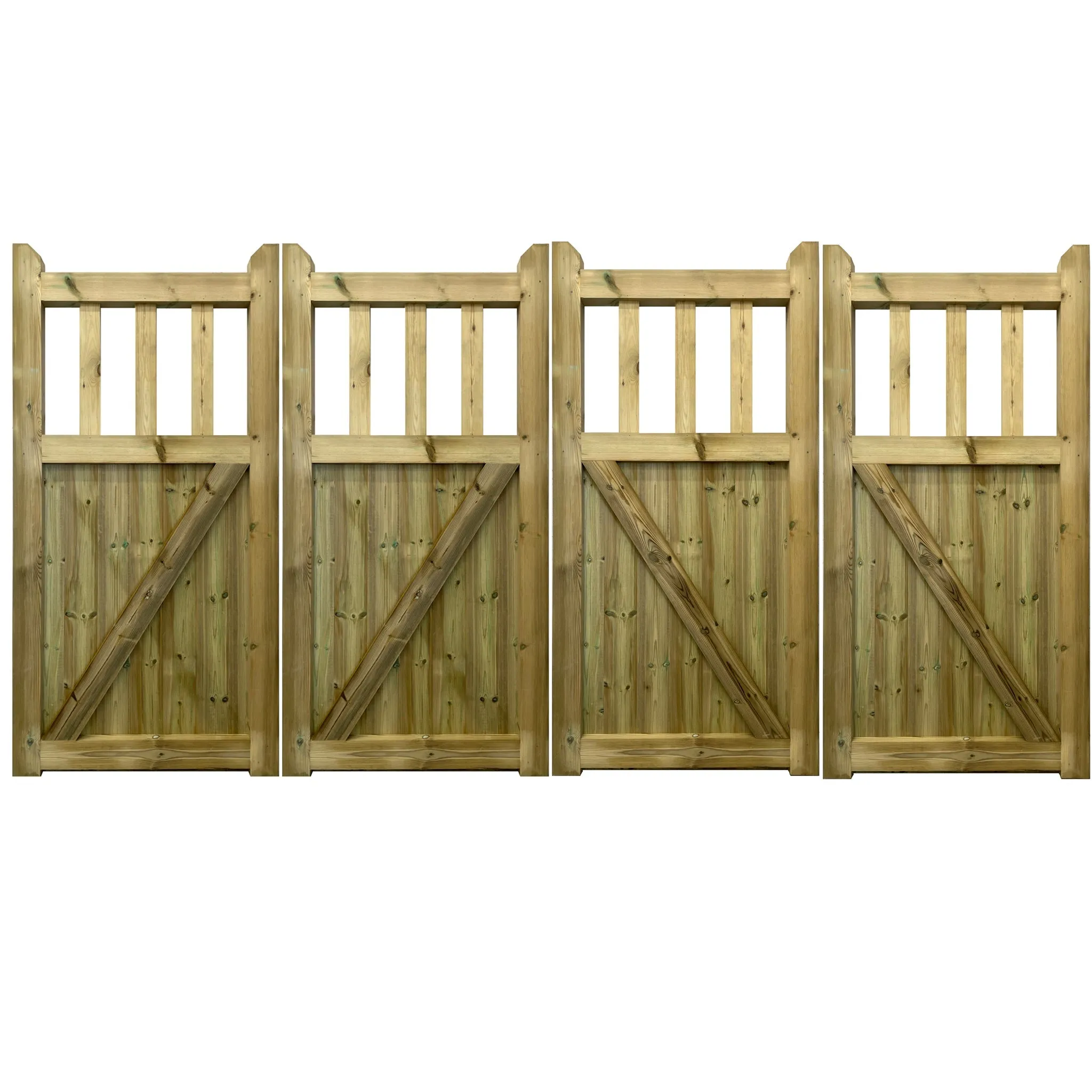 Cottage Gates Bifold 4 Leaf