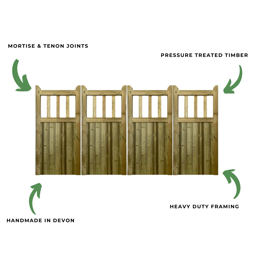 Cottage Gates Bifold 4 Leaf