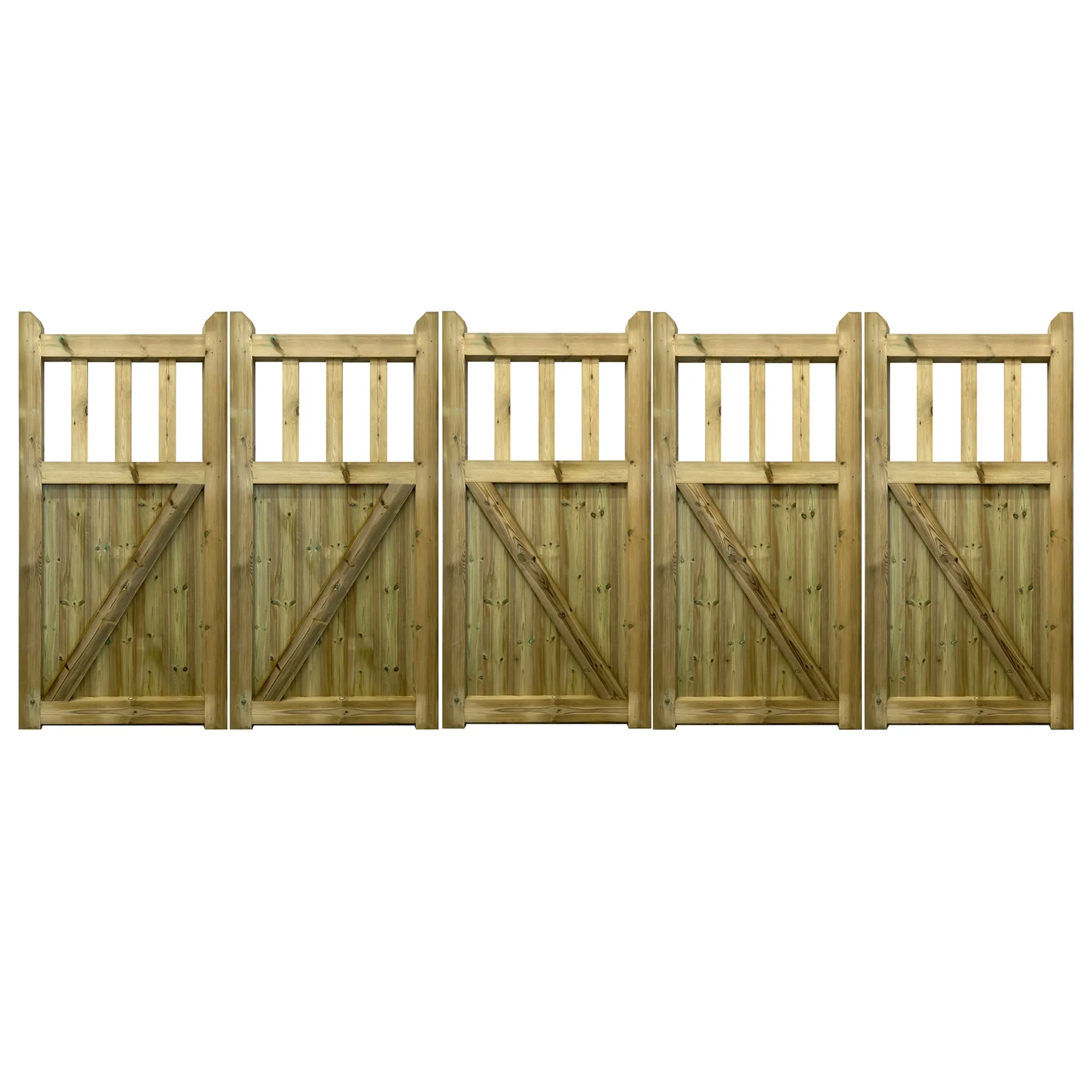 Cottage Gates Bifold 5 Leaf