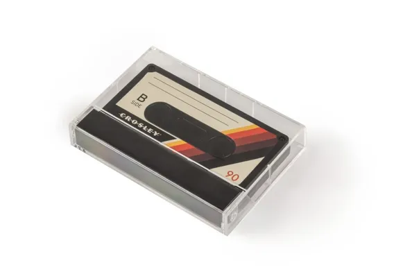 Crosley Cassette Tape Portable Bluetooth Speaker - Black