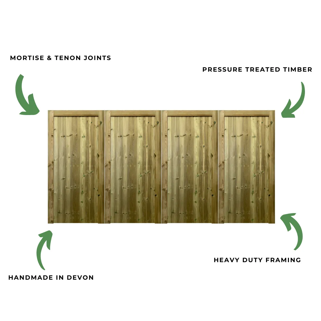 Croyde Gates Bifold 4 leaf
