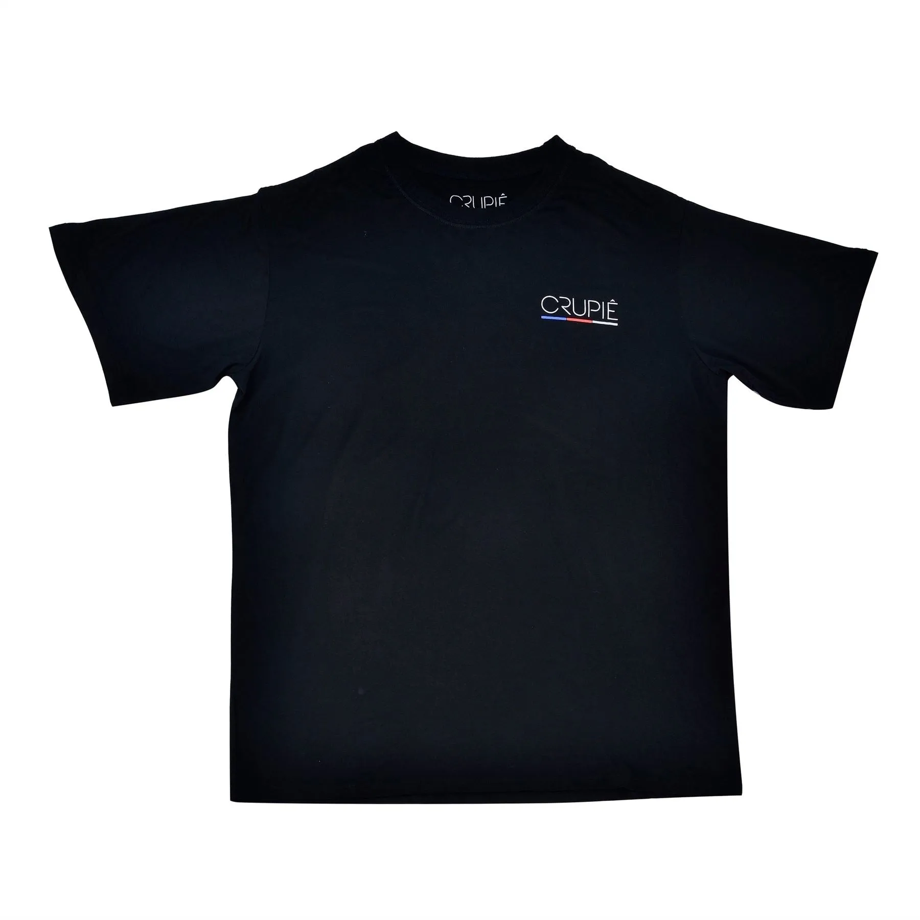 Crupie Geo Delta Logo Tee Black