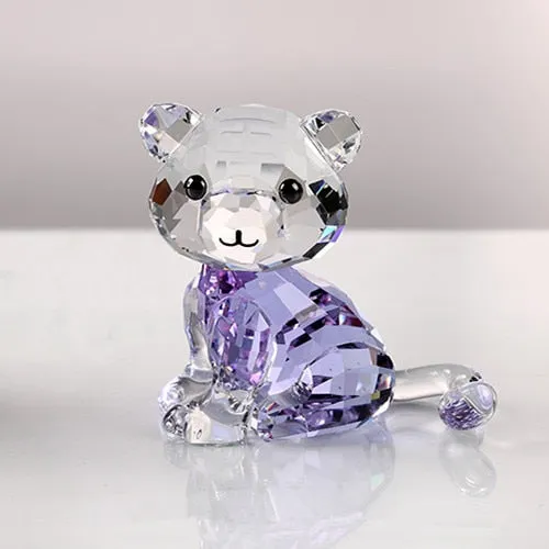 Crystal Lovely Dog Miniature Glass Animal Craft Ornament